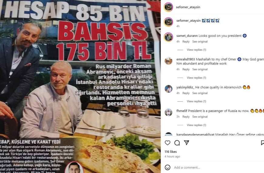 Oligarch Abramovich Leaves GBP 5K Kebab Tip As Judges Reject Asset Freezing Plea